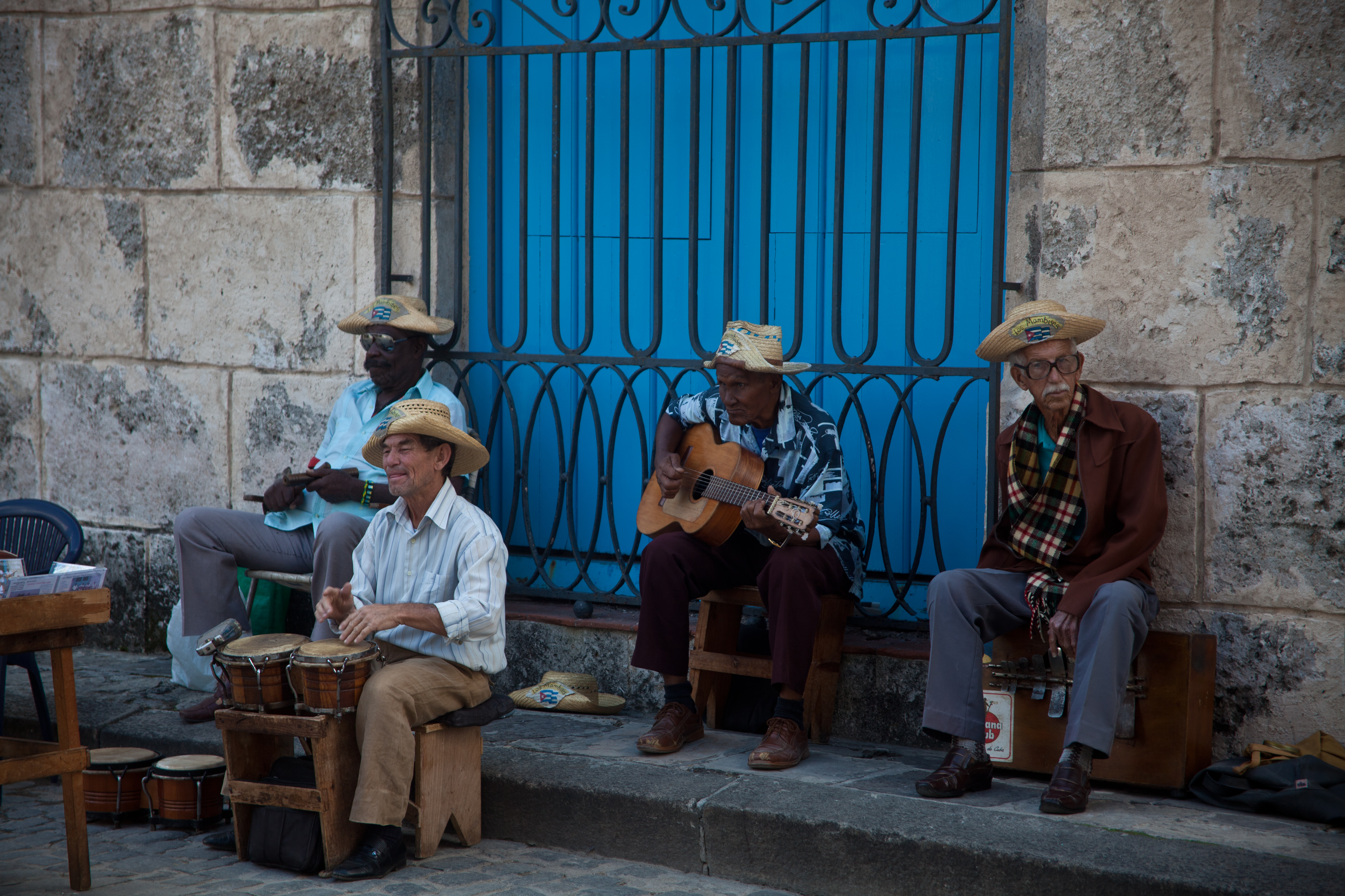 Old Cuban band in a Havana square © 2010 Nick Katin