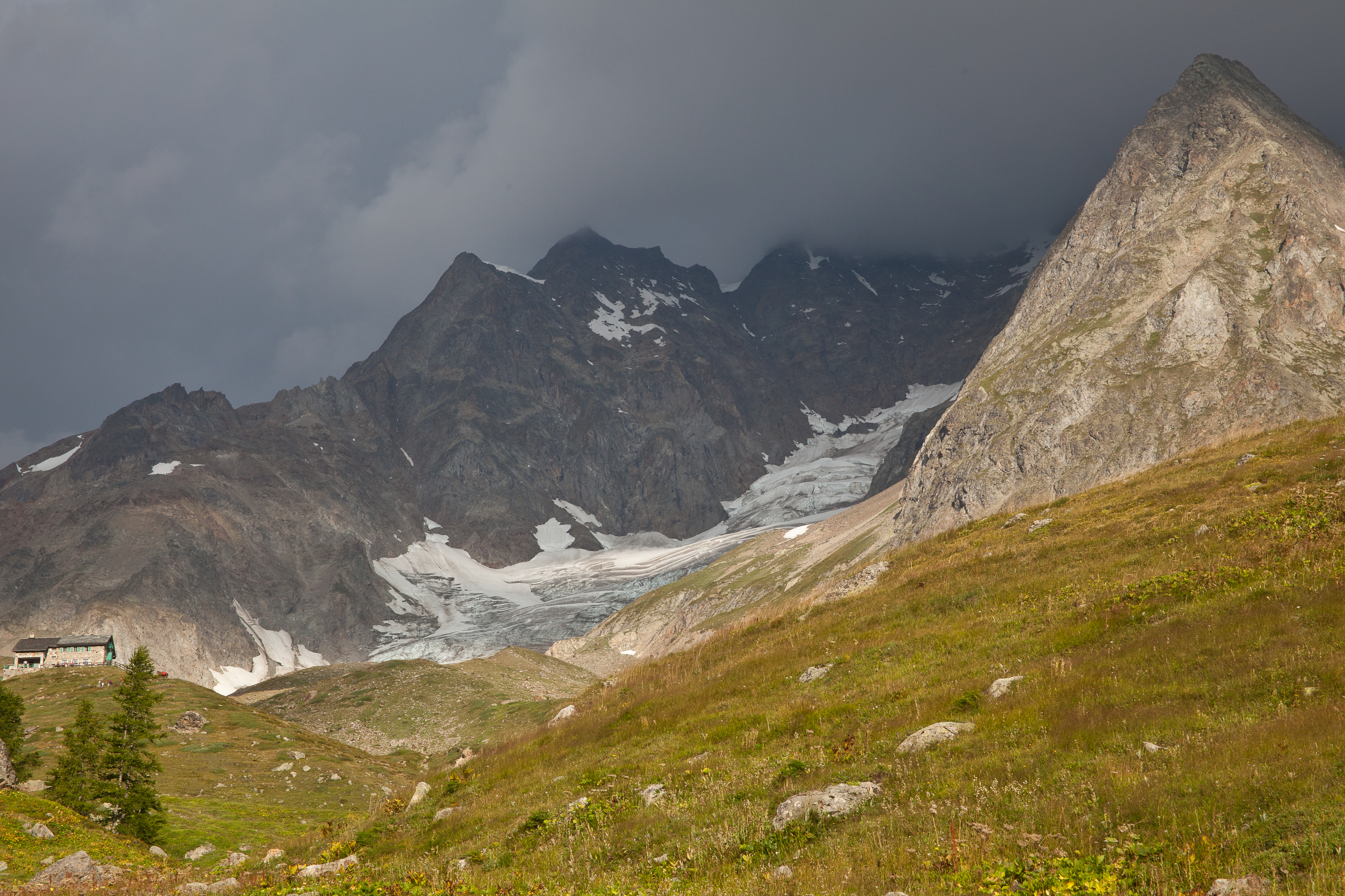 Gl de la Lee Blanche Next to Rifugio Elisabetta, Italy © 2010 Nick Katin