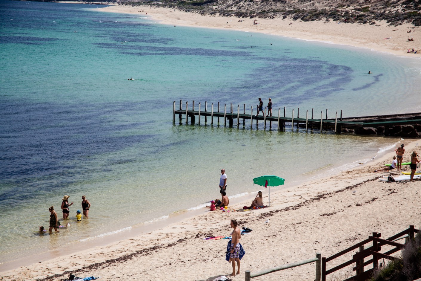 Gnarabar beach This is one of the few calm beaches along the lower SW of Western Australia.© 2012 Nick Katin  