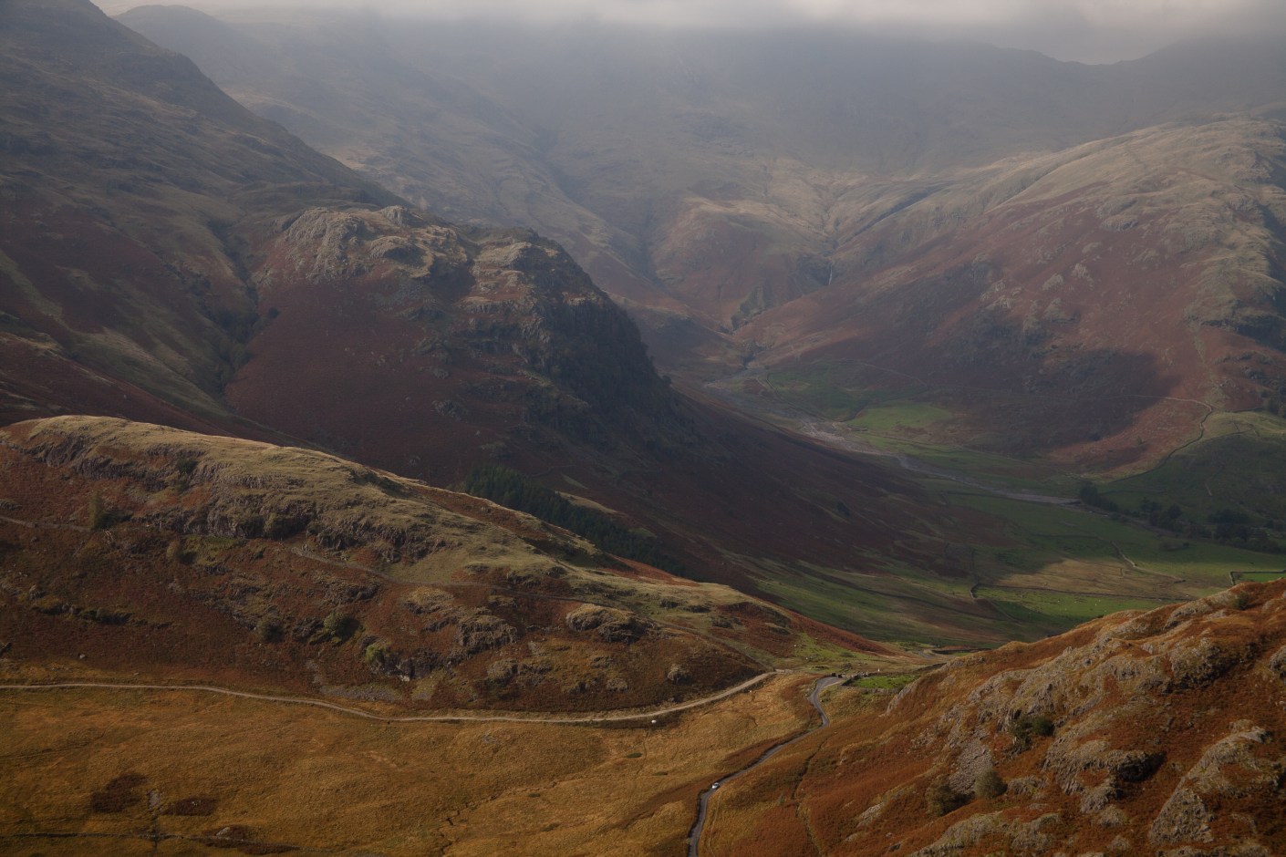 Great Langdale Surrounded by the Langdale ranges ,Lake District, England © 2010 Nick Katin 