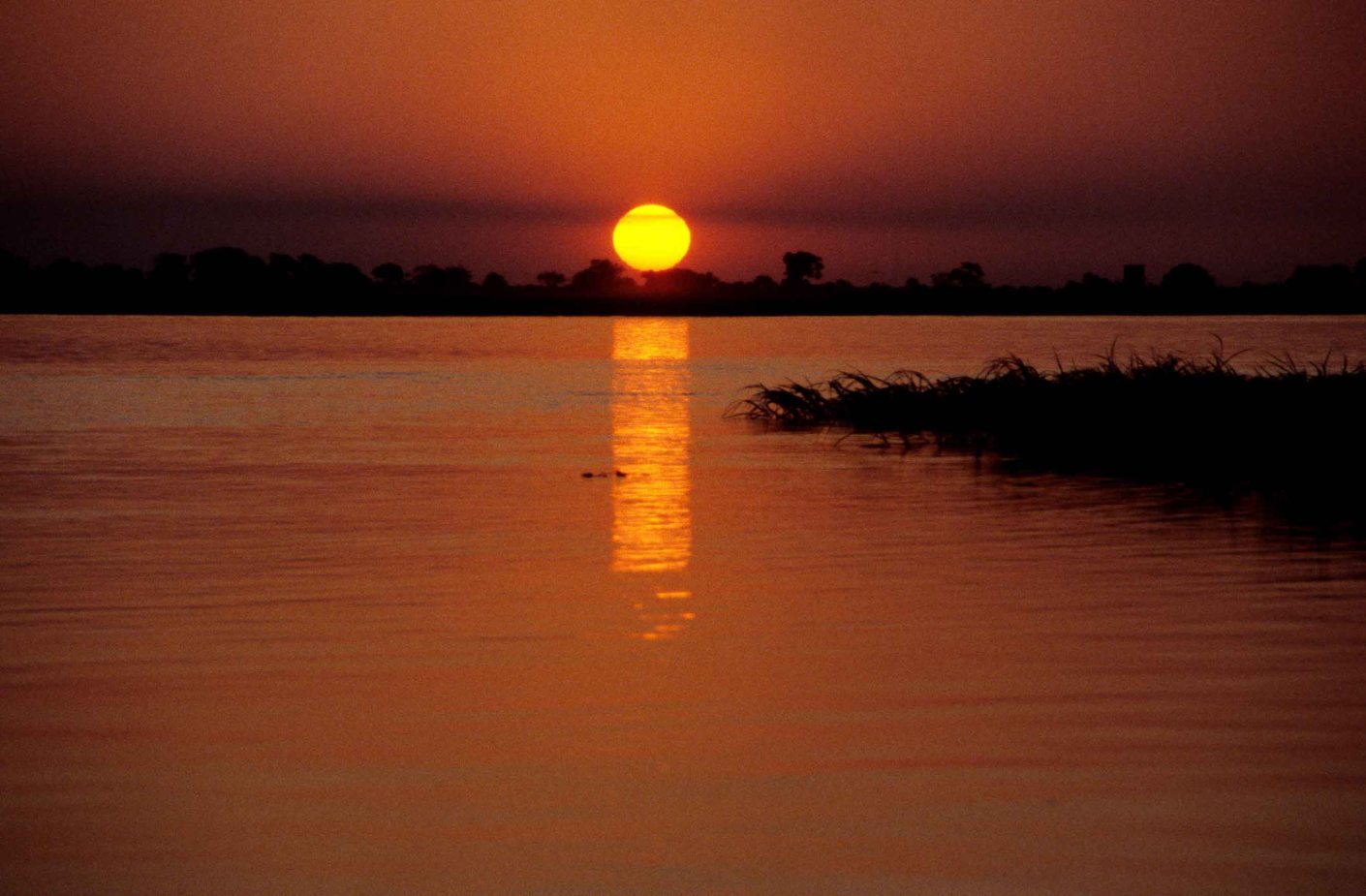 Sunset on the Chobe river in Botswana ©2013 Nick Katin