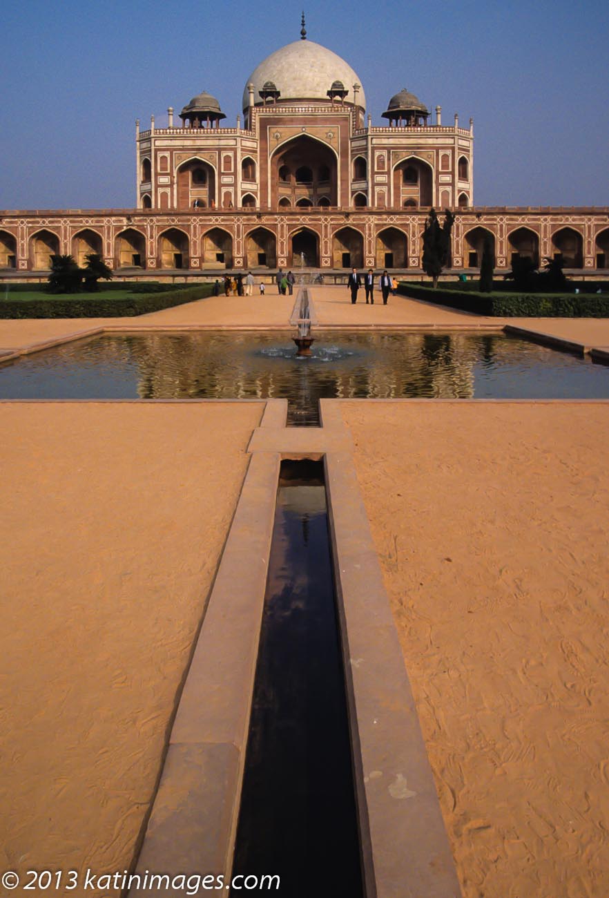 Humayun's tomb. The tomb of the Mughal Emperor Humayun which dates back to the 16th century and is in Delhi, India 