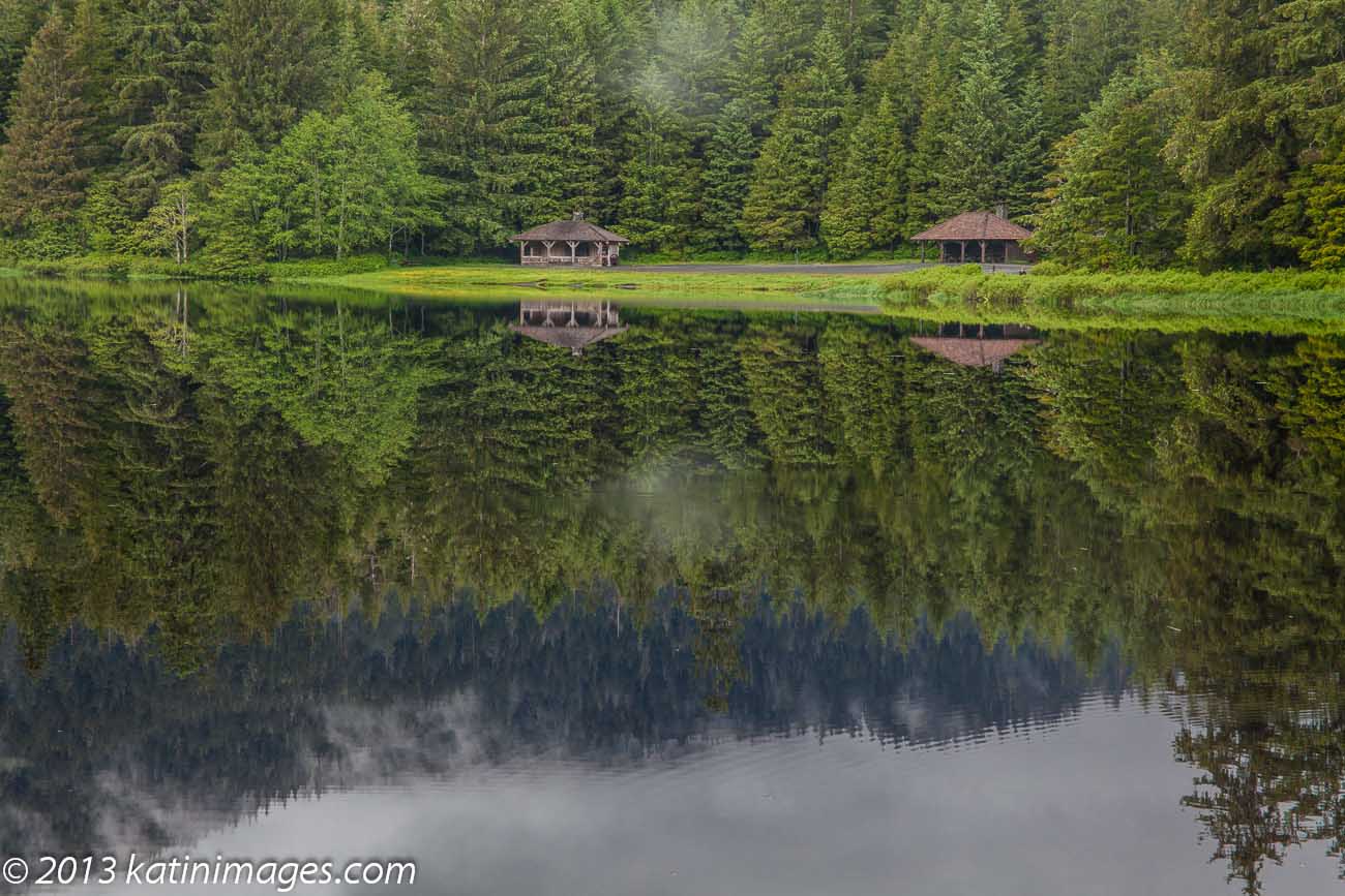 Ward lake near Ketchikan on the Alaska marine highway and inside passage.