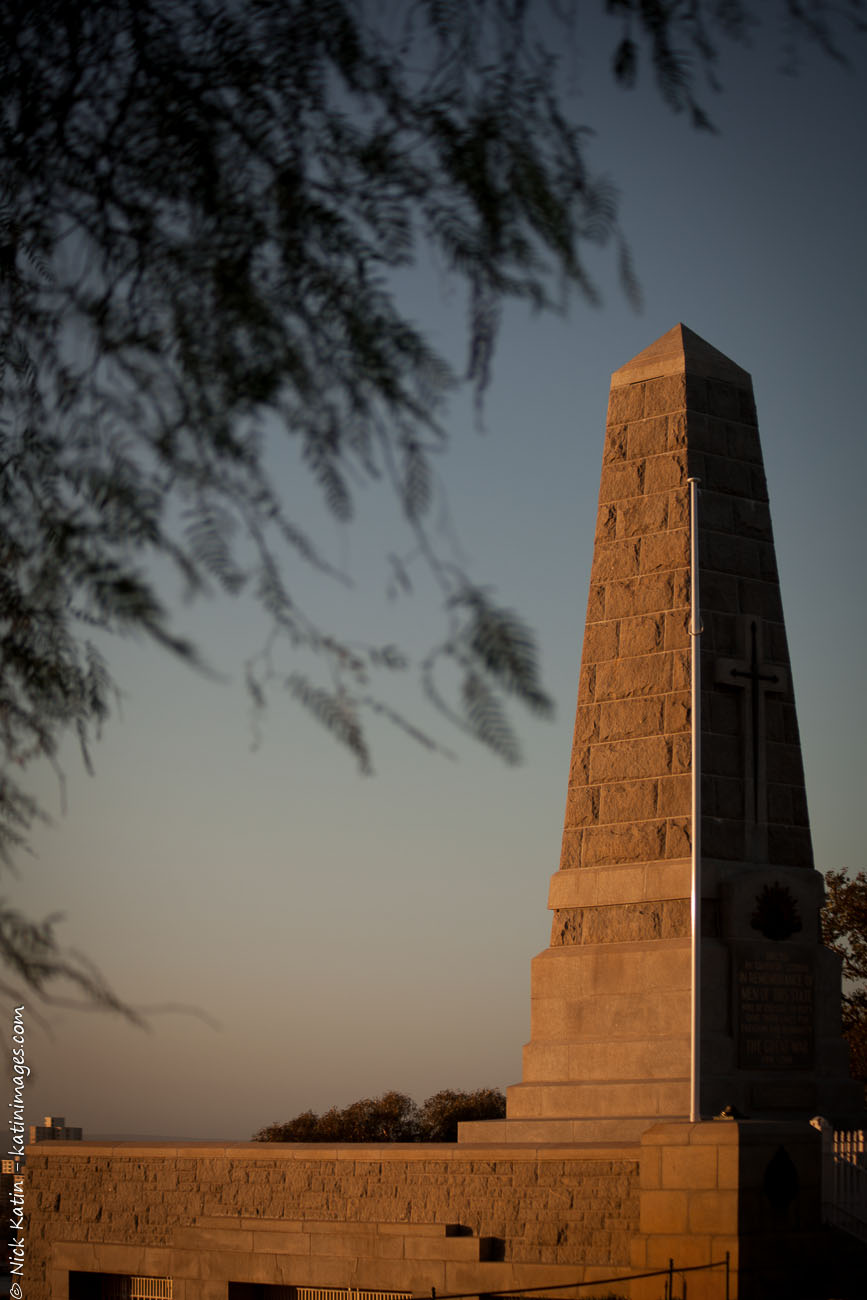 Perth War Memorial in King's Park Perth Western Australia