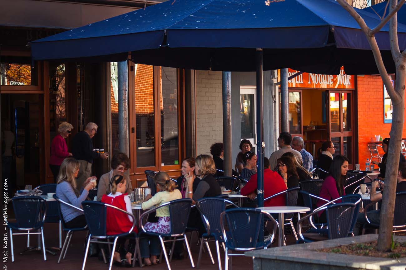 A courtyard Cafe in Subiaco, Perth