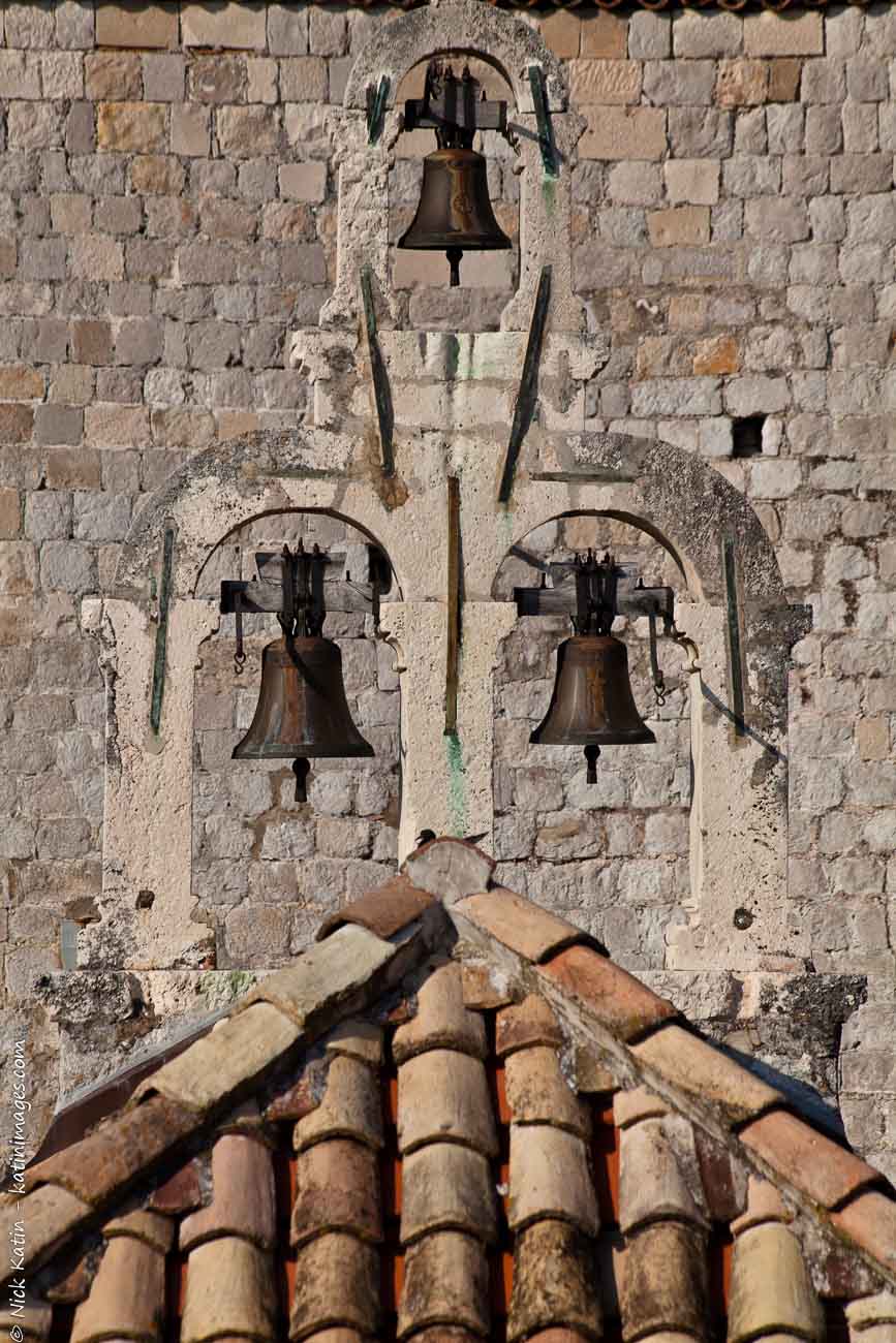 Bells at a church in Dubrovnik