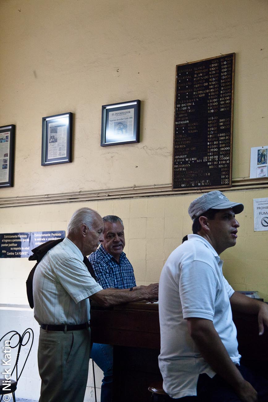 Bar La Fuente in Guadalajara, Mexico