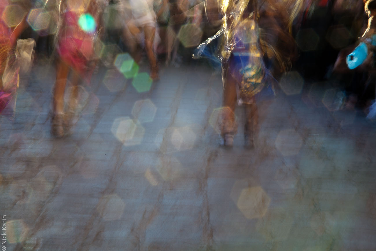 Native indian dancing at the Day of the Dead festival in San Miguel de Allende