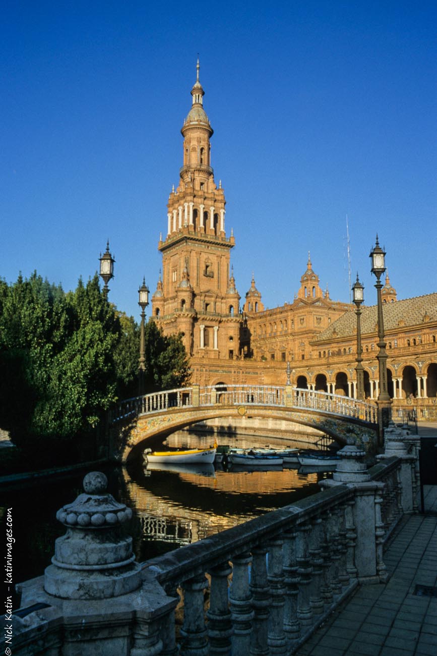 The Plaza de España, Spain Square, in English is a plaza located in the Parque de María Luisa, in Seville, Spain