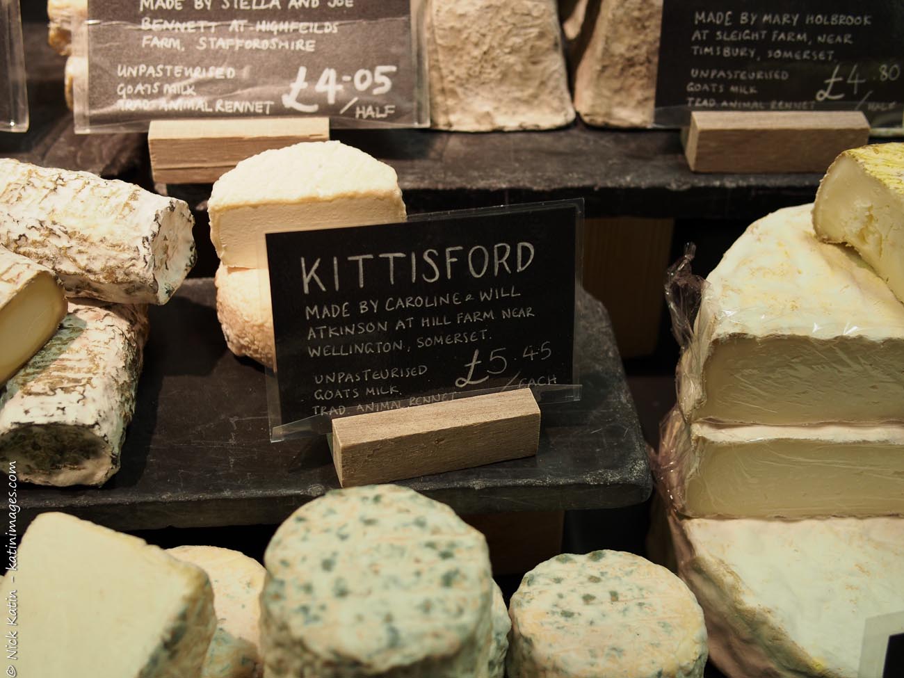 Cheese at one of London's famous markets, Borough Markets 