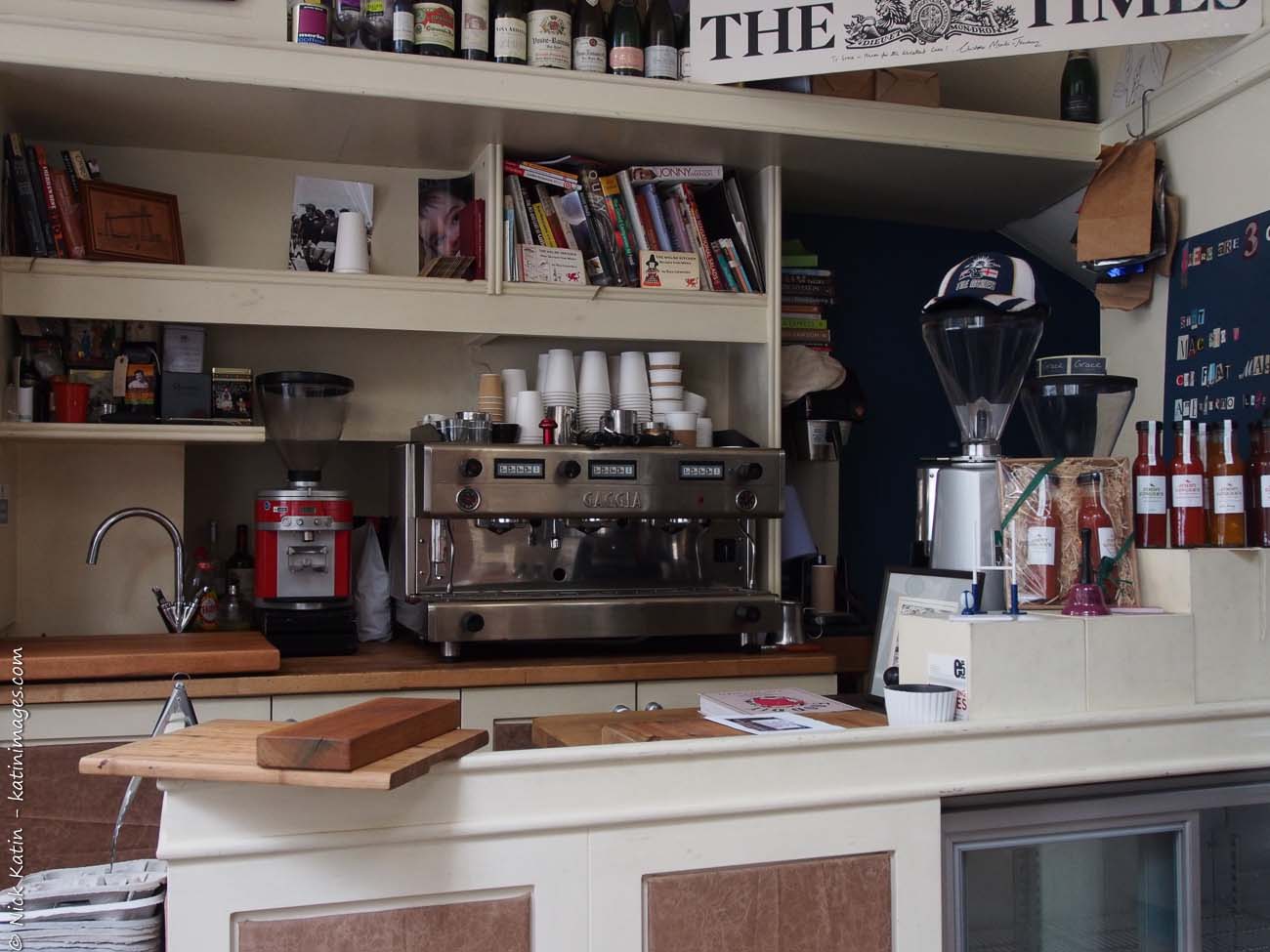 Coffee shop near St Paul's Cathedral in London's CBD