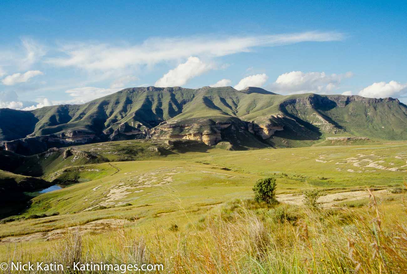 Some of the scenery found in the Golden Gate National Park in the Drakensberg ranges in Soth Africa