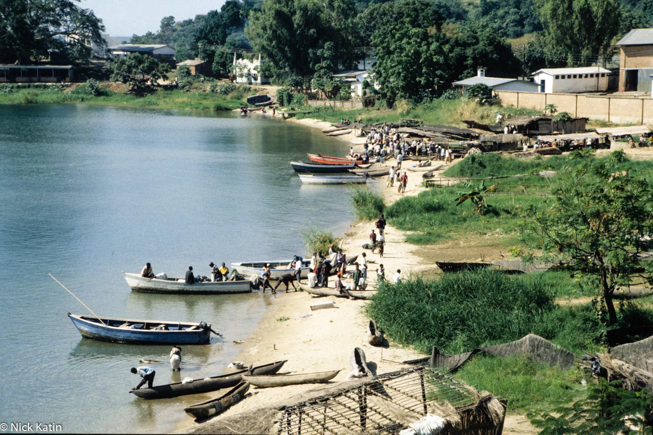 Nkhata Bay on the Lake Malawi.