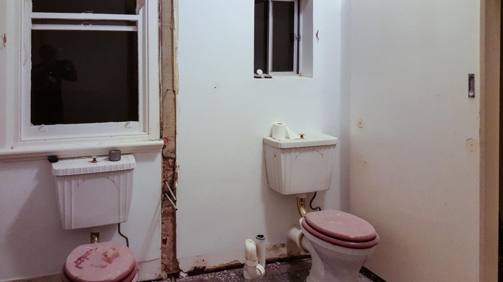 This was once two bathrooms!