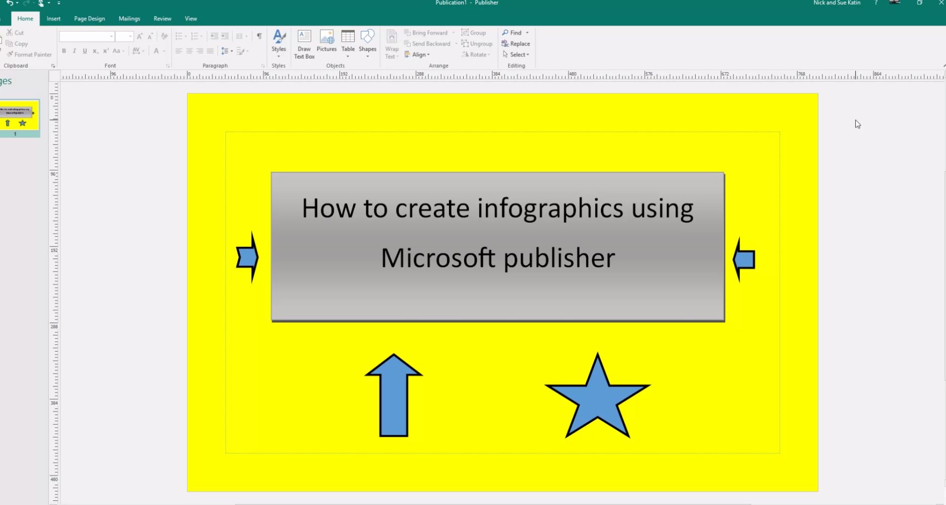 How to create great infographics using Microsoft publisher