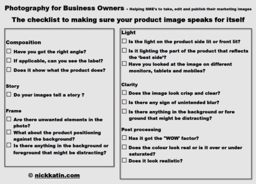 Product Checklist Capture