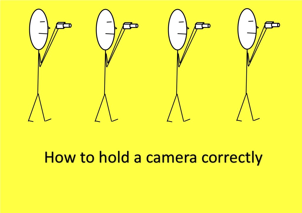 How to hold a camera&nbsp;correctly