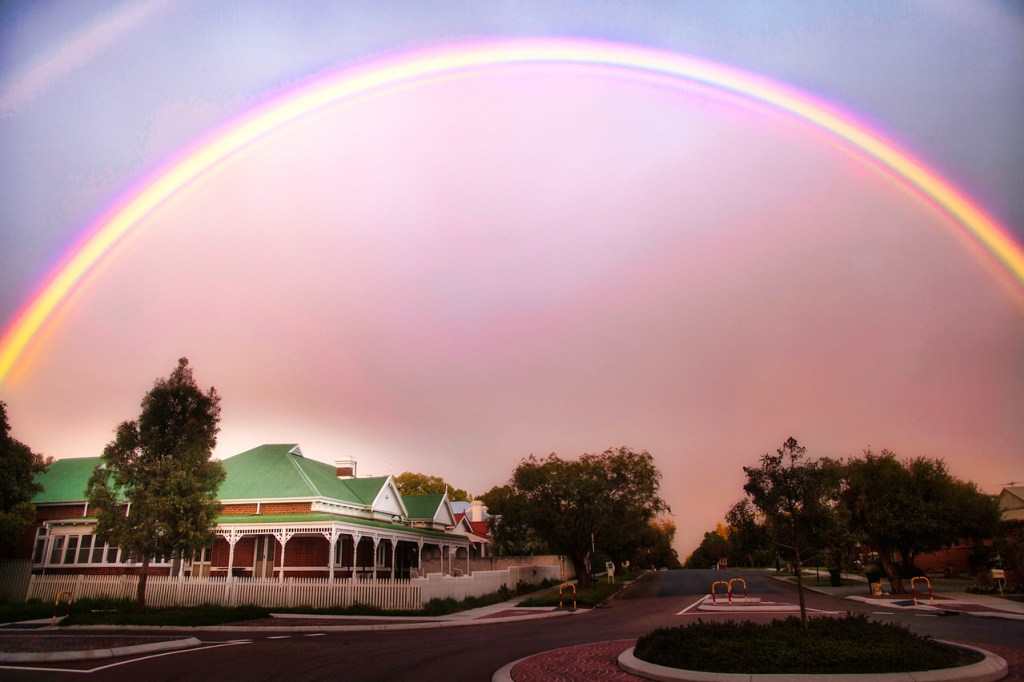 Rainbow over Subiaco Western&nbsp;Australia