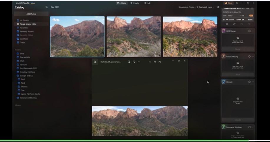 Luminar Neo Panorama&nbsp;Stitching